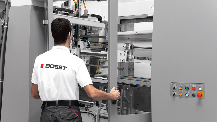 BOOST FOLDING-GLUING EFFICIENCY WITH THE NEW SPEEDPACK AUTOMATIC PACKER FROM BOBST